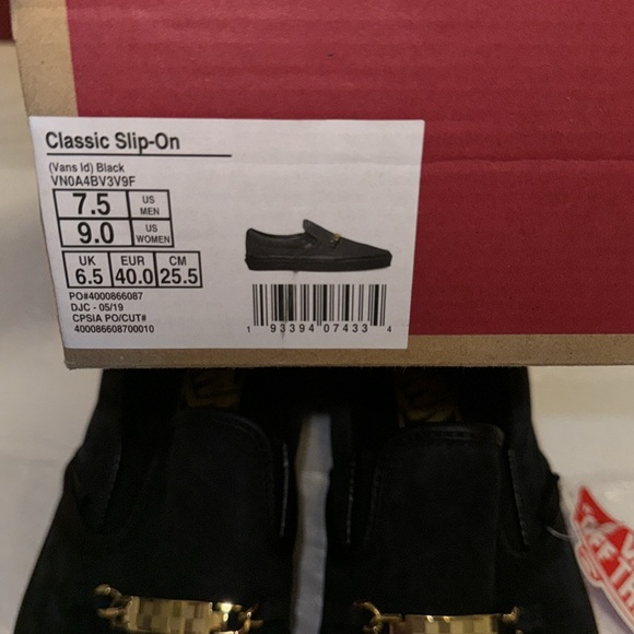 Classic slip on women’s vans black Vans ID - Picture 8 of 8